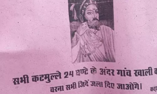 Pamphlet threatening Muslims terrorises UP’s Bhonkhera village