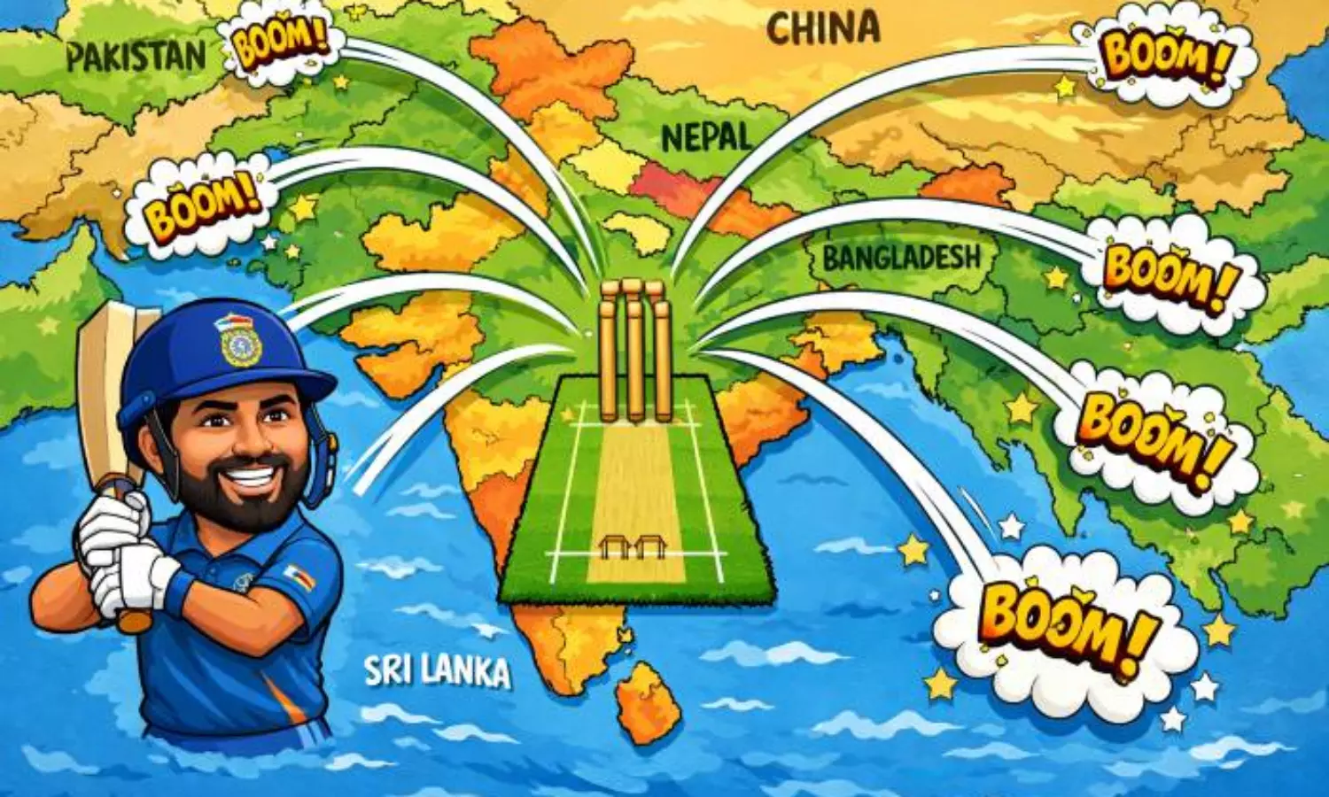 Rohit becomes 1st in the World to score 650 international sixes
