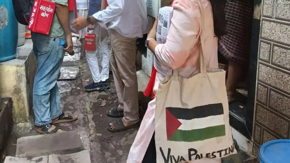Mumbai civic polls: Candidate gets legal notice over Palestine bag