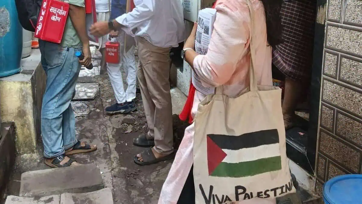 Mumbai civic polls: Candidate gets legal notice over Palestine bag