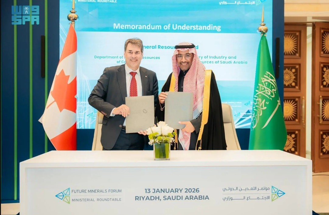 Saudi Arabia signs mineral cooperation MoUs with Chile, Canada, Brazil