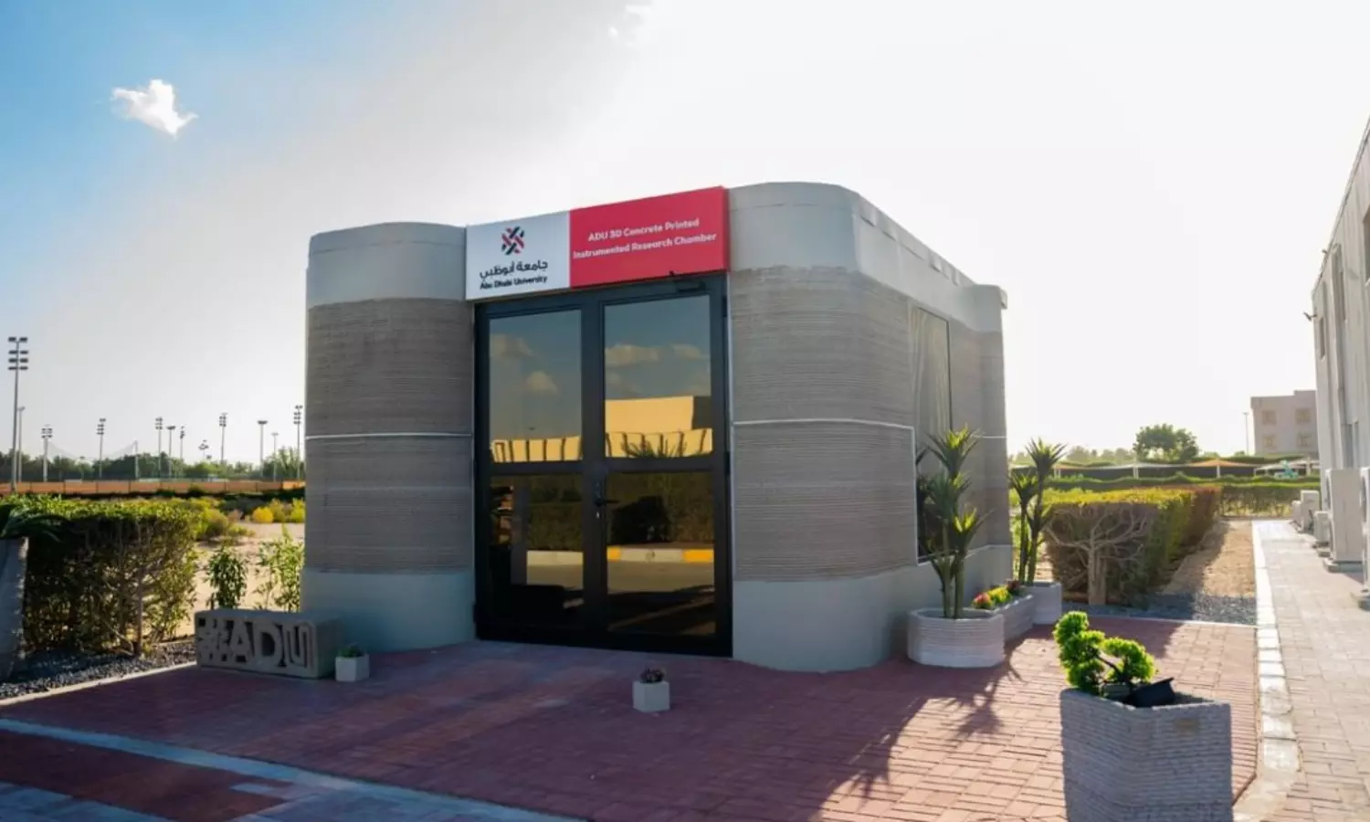 Abu Dhabi University inaugurates 3D concrete printed research chamber