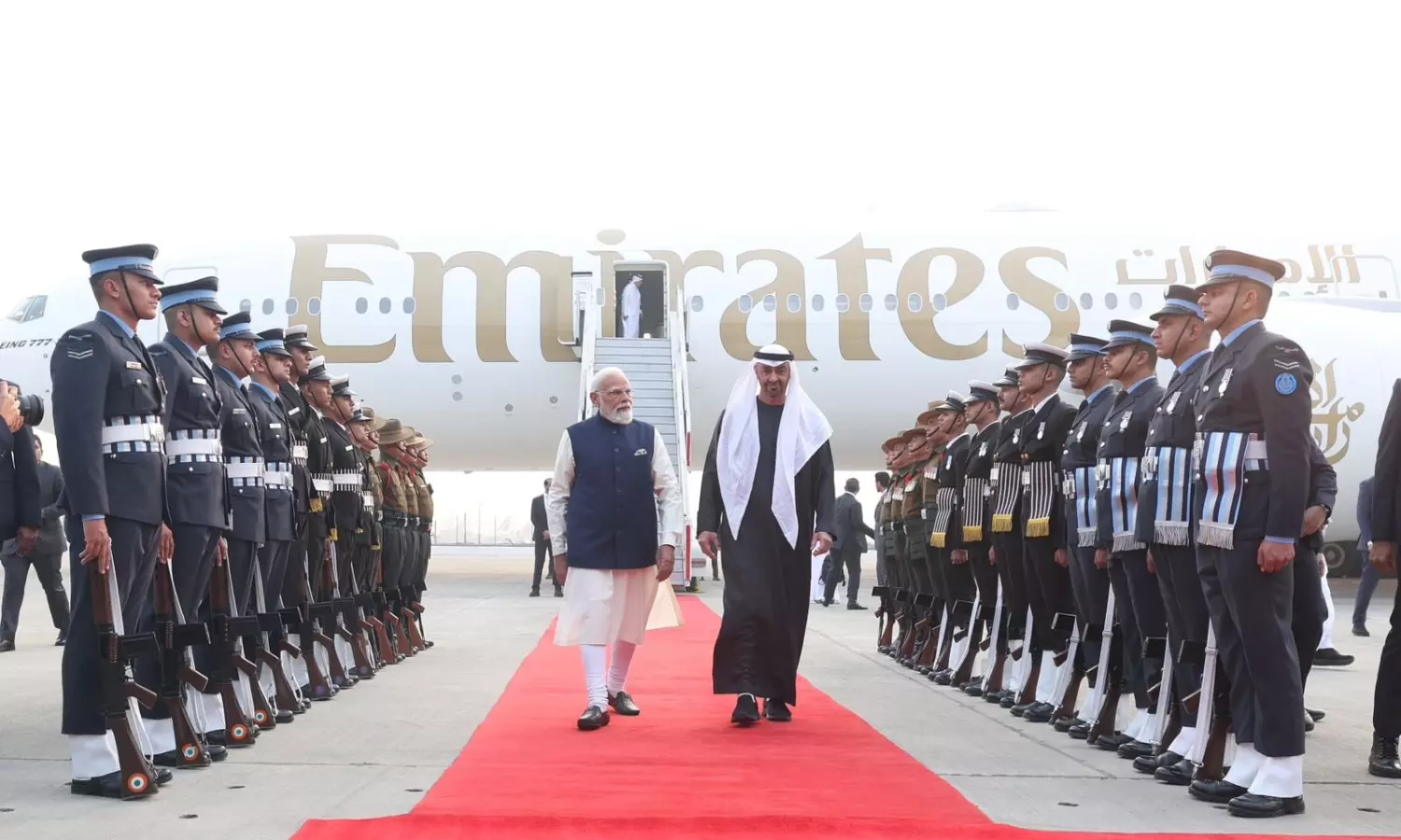 UAE President arrives in India for official visit