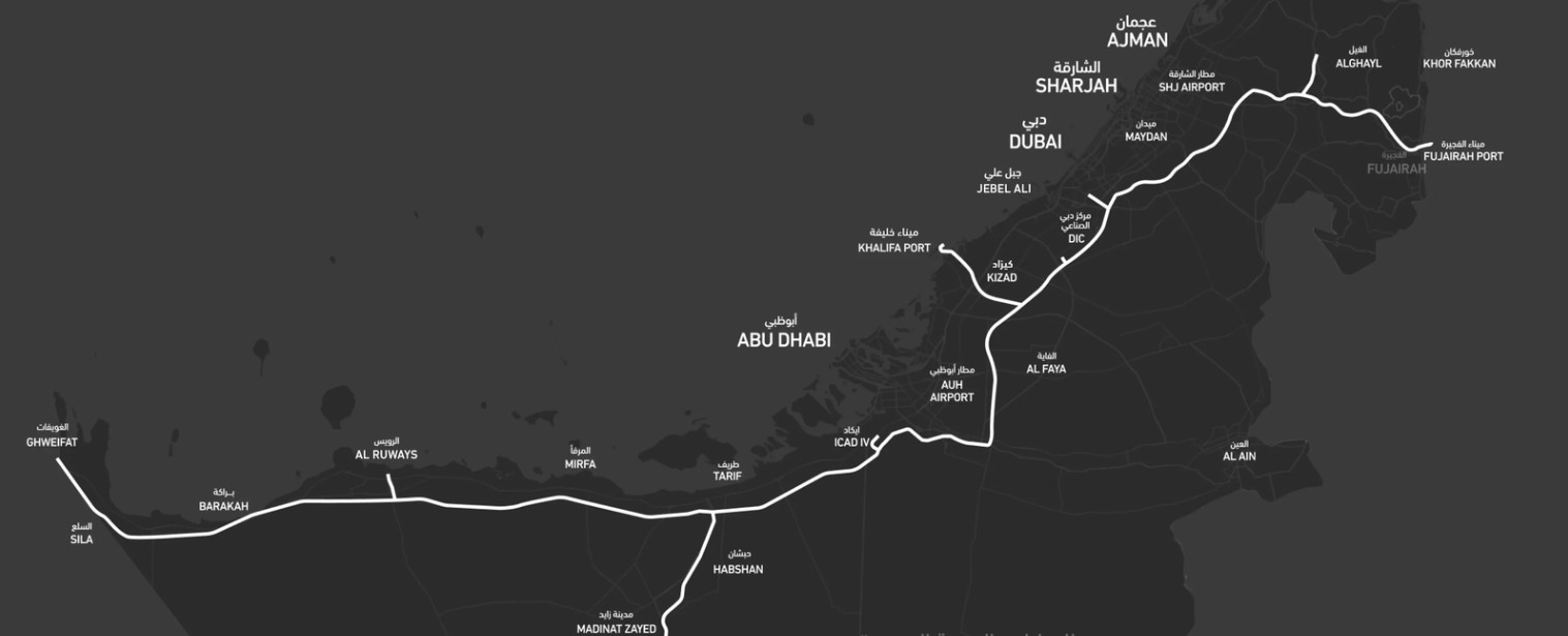 Etihad Rail confirms first passenger routes linking Abu Dhabi, Dubai and Fujairah