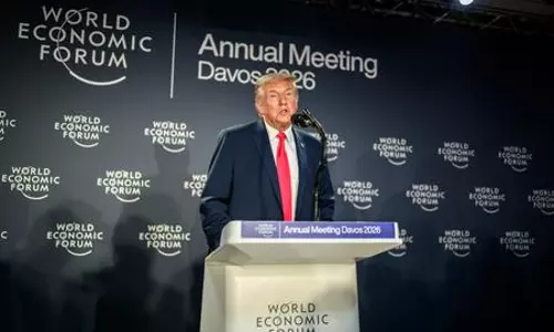 Trump declares Middle East stable, claims credit for Gaza calm and Iran deterrence at Davos