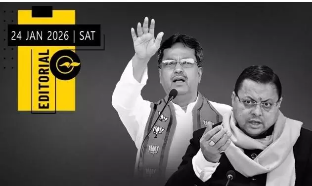 The writing on the wall in Uttarakhand and Tripura The writing on the wall in Uttarakhand and Tripura