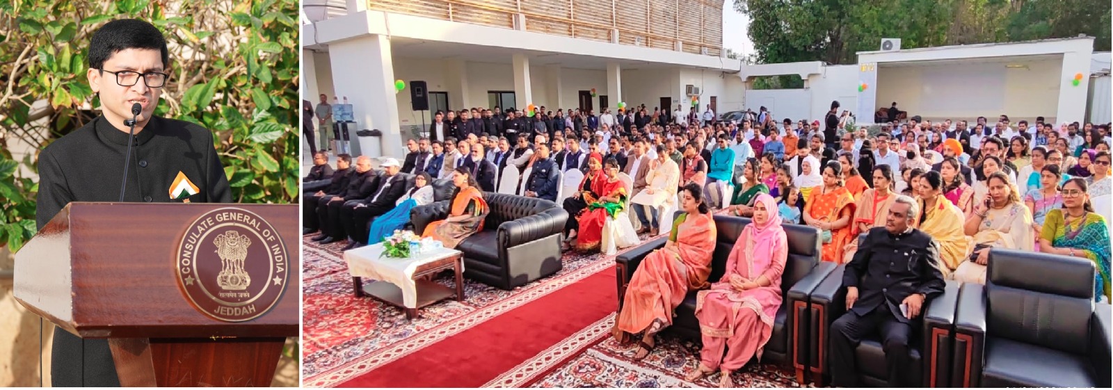 Indian Consulate in Jeddah celebrates 77th Republic Day