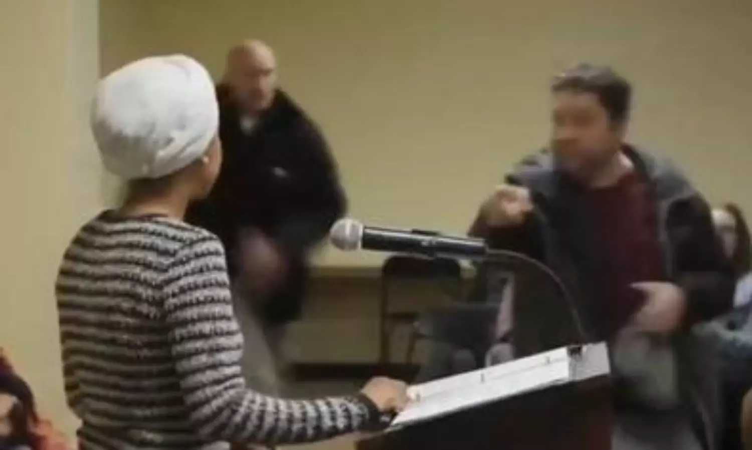 US Rep Ilhan Omar sprayed with unknown substance at Minneapolis town hall