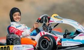 Atiqa Mir makes history with second-place qualifying on WSK debut in Italy