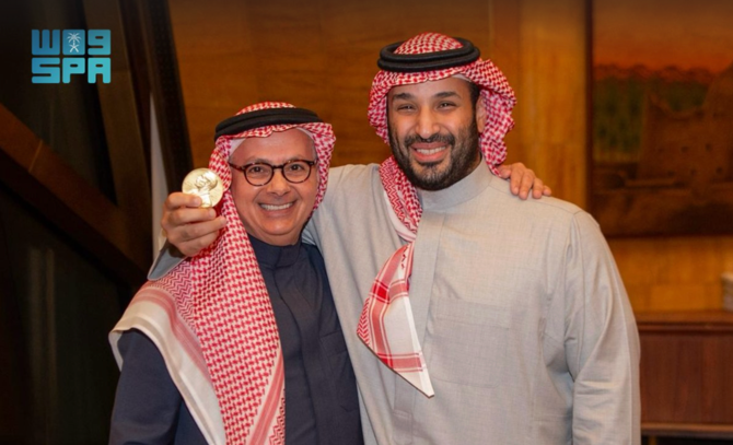 Saudi crown prince meets Nobel Prize winner Omar Yaghi
