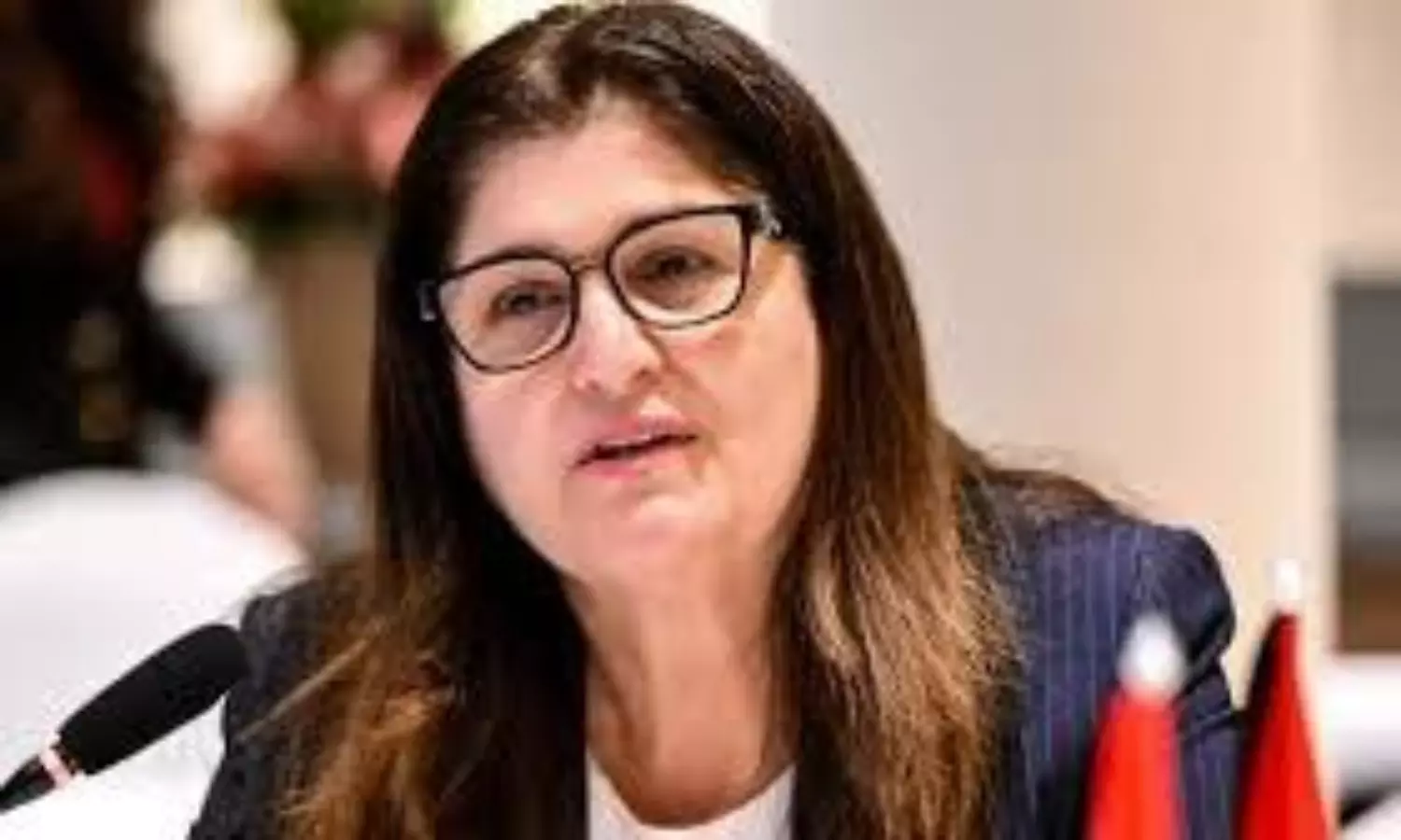 Palestinian Foreign Minister Varsen Aghabekian