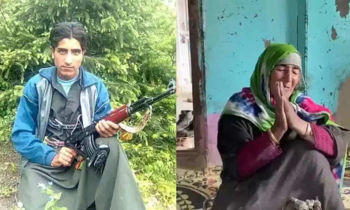 Kishtwar elderly mother dies without Hizbul Mujahideen son heeding surrender plea Kishtwar elderly mother dies without Hizbul Mujahideen son heeding surrender plea