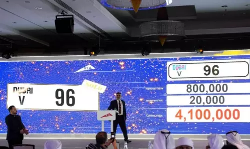Dubai RTA to auction 300 premium number plates from Feb 9