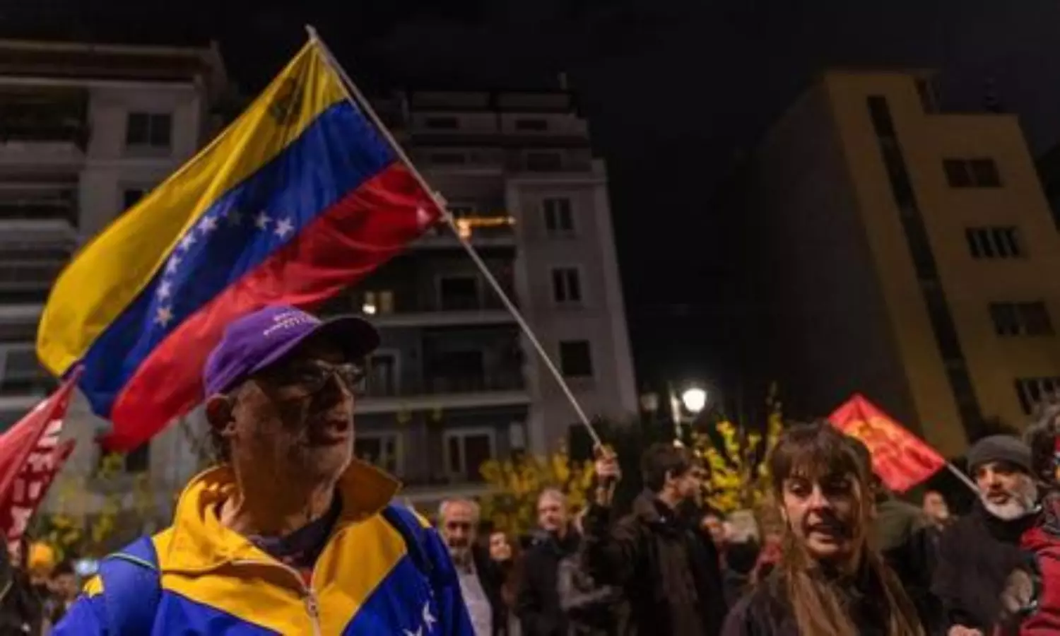 Venezuelans rally in Caracas demanding release of Maduro and wife one month after US raid