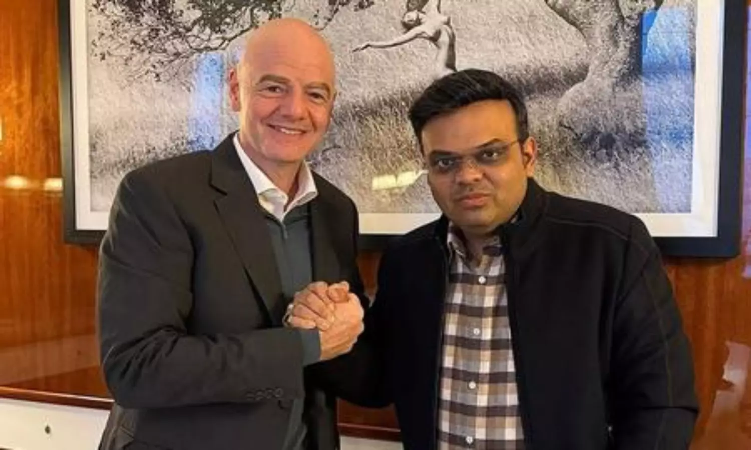 ‘I look forward to working together,’ says FIFA prez Gianni Infantino after meeting ICC chief Jay Shah
