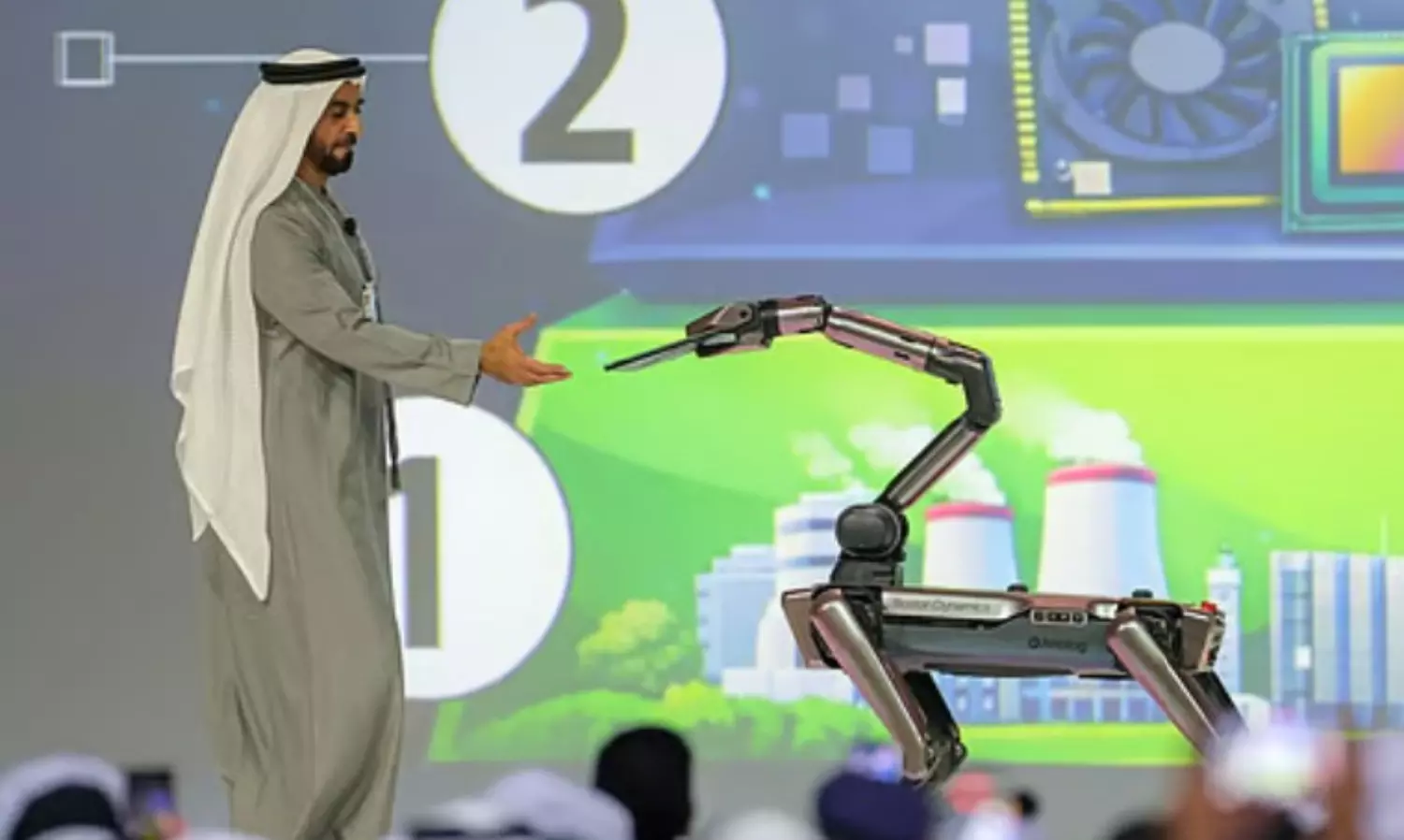UAE presents world’s largest AI chip at World Governments Summit