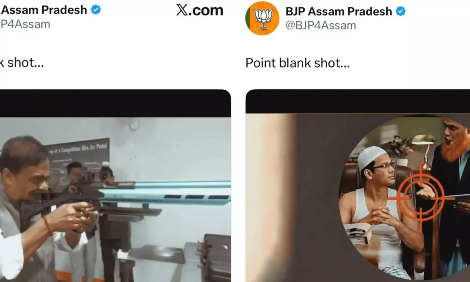 Assam BJP sparks outrage with video depicting CM Sarma firing at Muslims