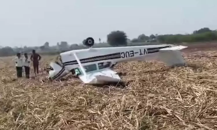 50-yr-old plane crashing in K’ntka: Due to low fuel, says govt