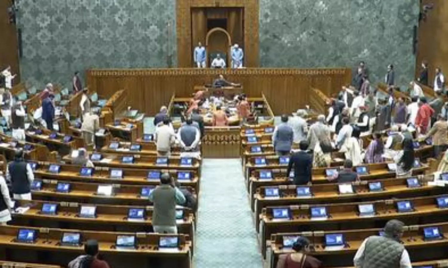 Lok Sabha adjourned one minute into proceedings amid Oppn uproar
