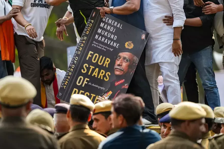 Delhi Police issues notice to publisher over circulation of Gen Naravane’s memoir