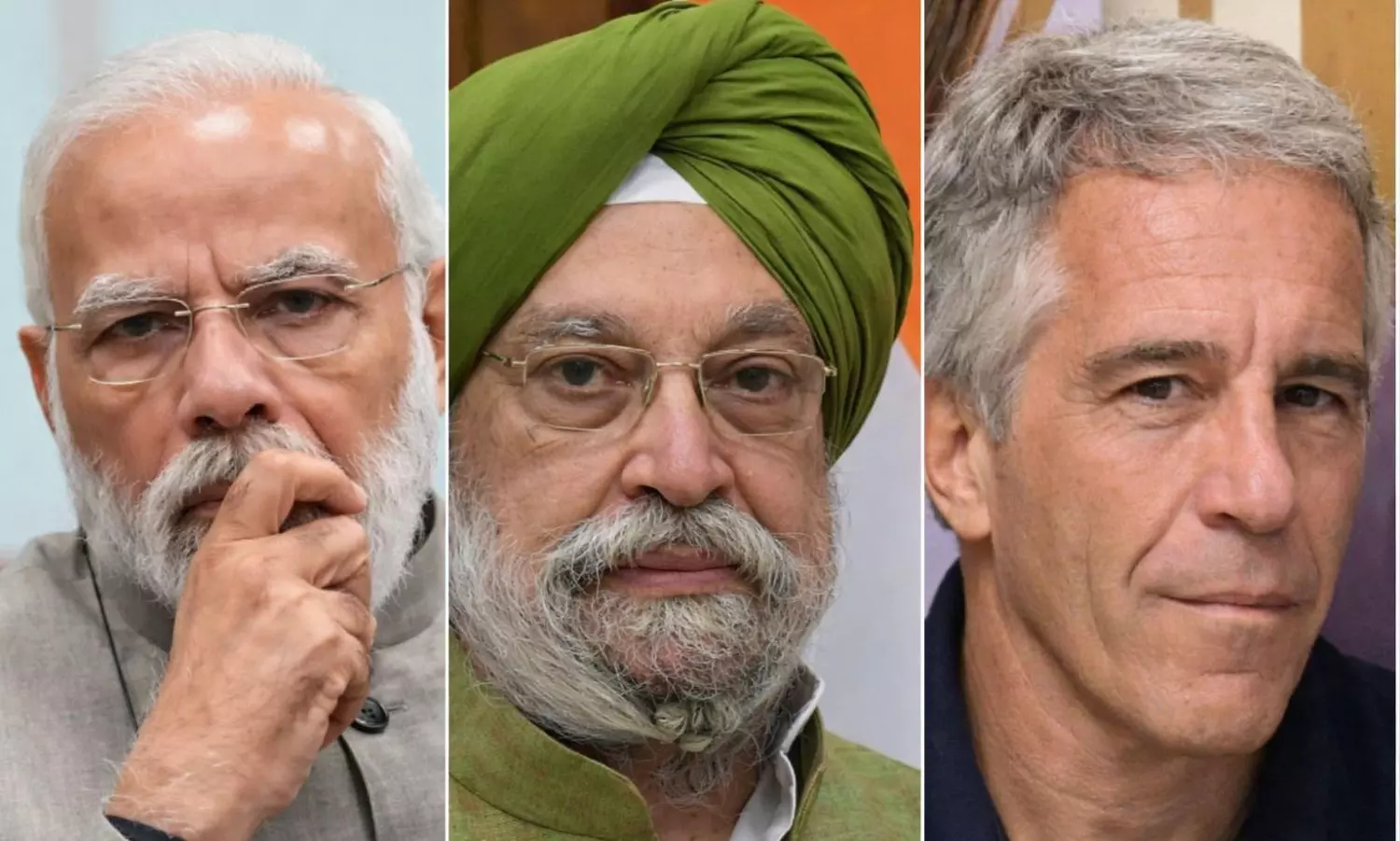 Union minister Hardeep Puri’s Epstein links: Congress dices Modi