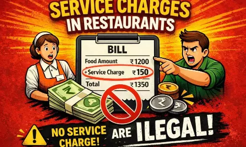 Restaurants, hotels cannot levy service charges, Centre reiterates Restaurants, hotels cannot levy service charges, Centre reiterates