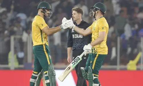 T20 WC: South Africa beats New Zealand by 7 wickets T20 WC: South Africa beats New Zealand by 7 wickets