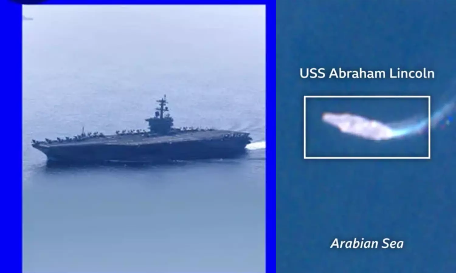 US’s nuclear-powered Abraham Lincoln warship located near Iran: report