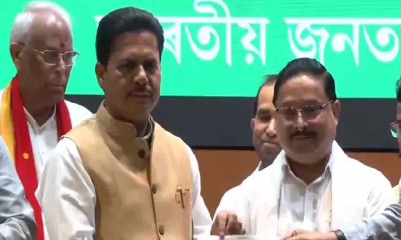 Bhupen Bora, ex- Assam Congress, finally joined BJP Bhupen Bora, ex- Assam Congress, finally joined BJP