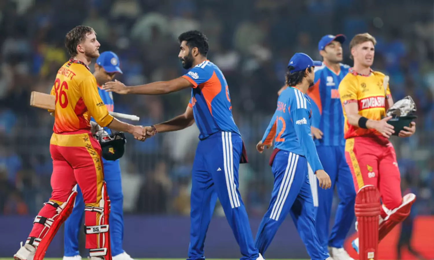 T20 WC: India defeats & eliminates Zimbabwe with 72-run win