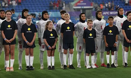 AFC Asian Cup: Iran women’s soccer team refuses to sing national anthem in protest AFC Asian Cup: Iran women’s soccer team refuses to sing national anthem in protest