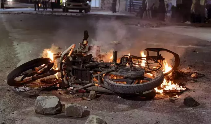 Holi, Man’s death: Tensions in southwest Delhi; vehicles torched