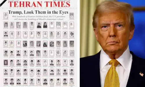 ‘Trump, look them in the eyes’: Tehran Times runs school-bombing victims photos on front page