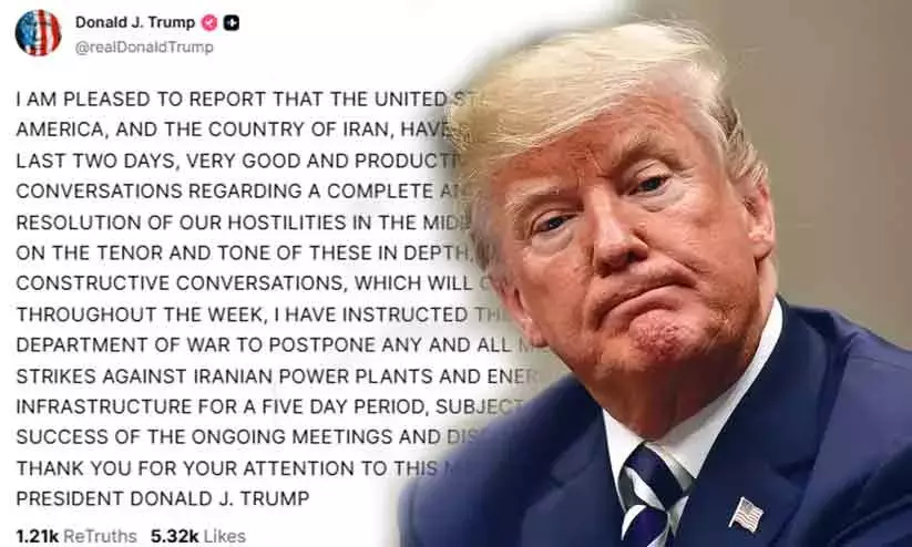 ‘Productive conversations’: Trump says ‘postponed’ offensive on Iran