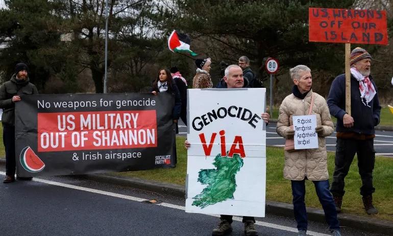 Ireland’s support for Palestine under scrutiny over US weapons transit to Israel
