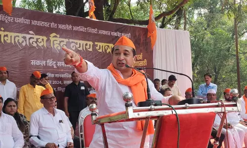 Complaint against BJP MLA Nitesh Rane over hate speech at Ram Navami event