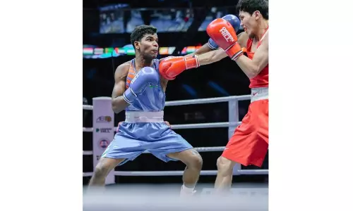 Asian Boxing C’ships Vishvanath Suresh downs World No 1 Asian Boxing C’ships Vishvanath Suresh downs World No 1