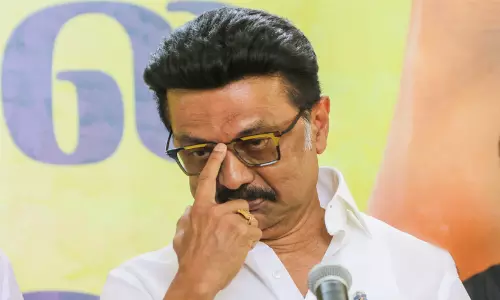 Stalin dares BJP to announce 3-language policy at TN poll campaigns
