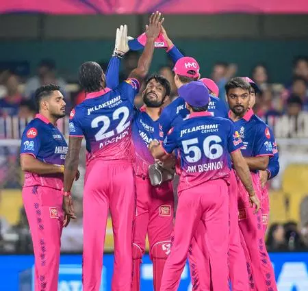 IPL 2026: RR defeats Mumbai Indians by 27 runs in rain-hit match IPL 2026: RR defeats Mumbai Indians by 27 runs in rain-hit match