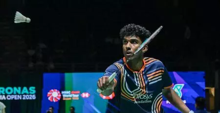 Ayush enters QF of Badminton Asia Cships; Sindhu, Prannoy bow out Ayush enters QF of Badminton Asia Cships; Sindhu, Prannoy bow out