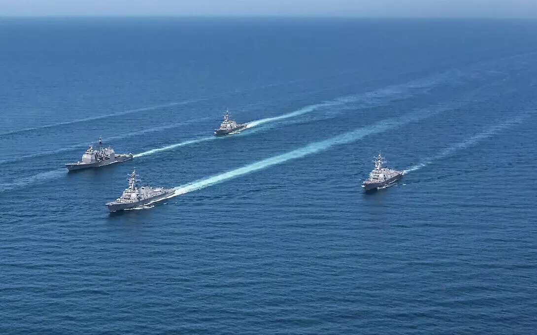 US warships enter Strait of Hormuz for mine-clearing operations