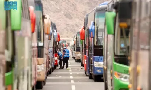 Saudi Arabia tests Hajj transport system with 1.2 million virtual pilgrims Saudi Arabia tests Hajj transport system with 1.2 million virtual pilgrims