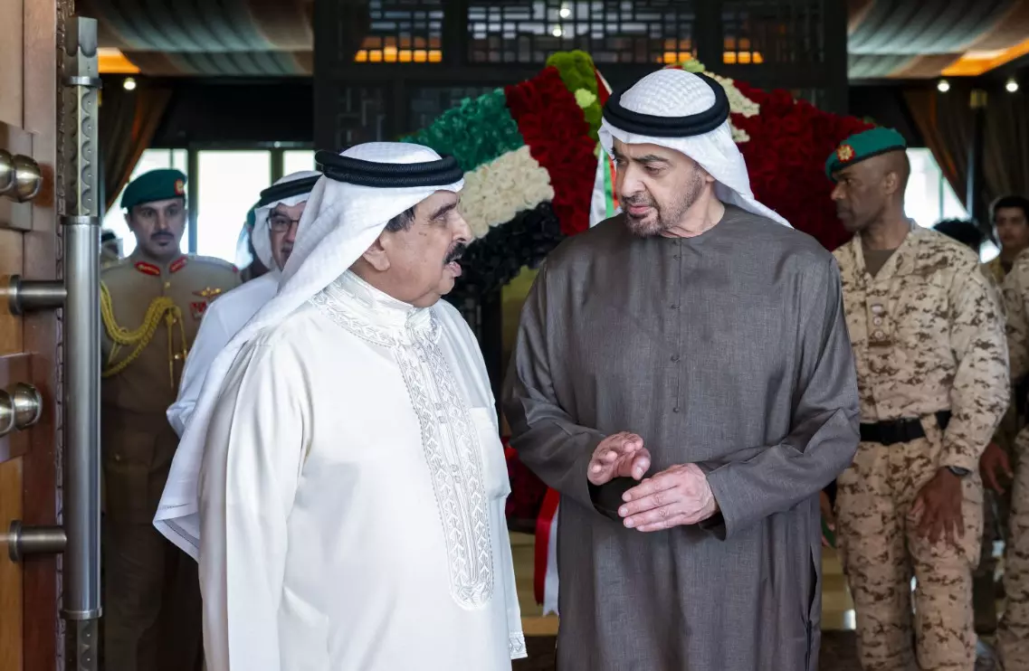 Manama: UAE, Bahrain leaders discuss regional security Manama: UAE, Bahrain leaders discuss regional security
