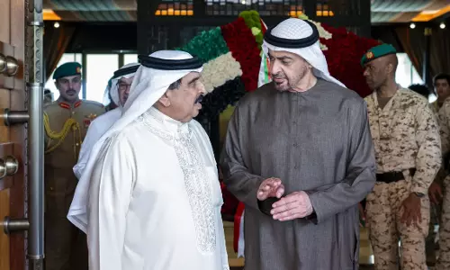 Manama: UAE, Bahrain leaders discuss regional security Manama: UAE, Bahrain leaders discuss regional security