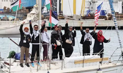 New Global Sumud Flotilla sets sail from Spain for Gaza aid