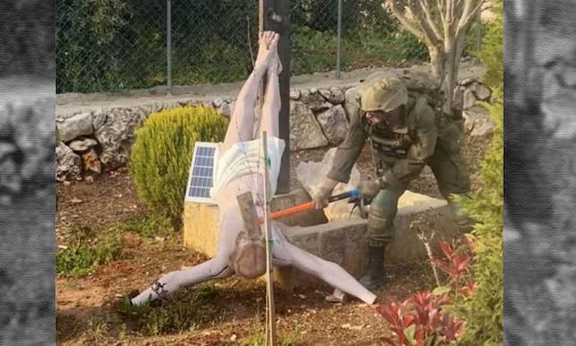 IDF soldier vandalises Jesus statue in Lebanon, prompting military probe
