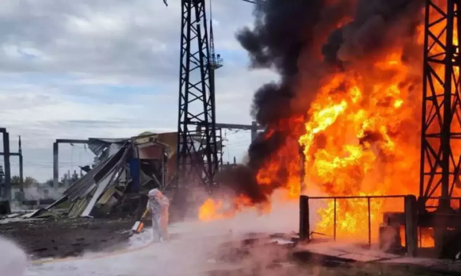 Russian strikes kill 16 in Ukraine on Chernobyl anniversary