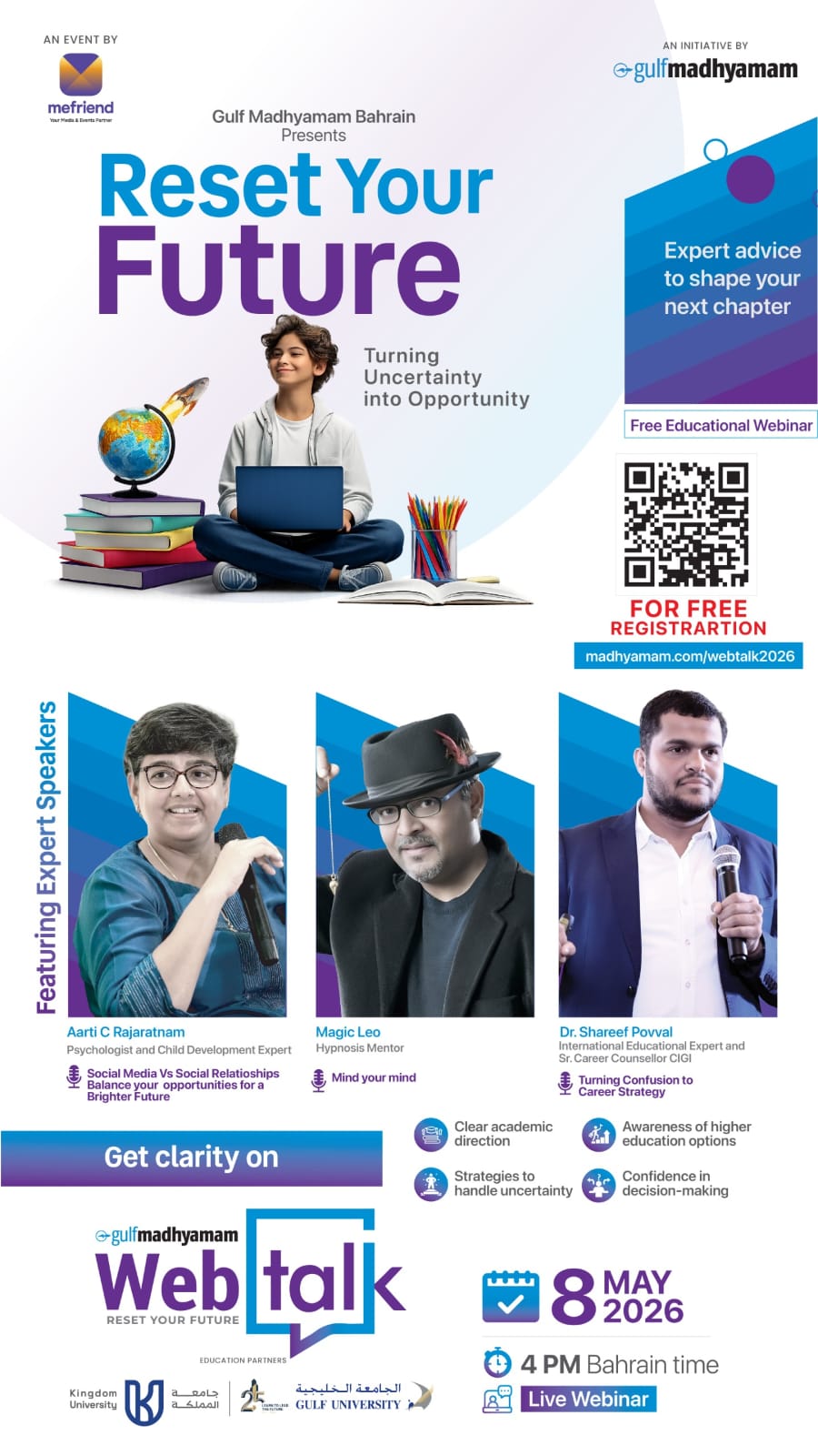Gulf Madhyamam to host ‘Reset Your Future’ higher education webinar