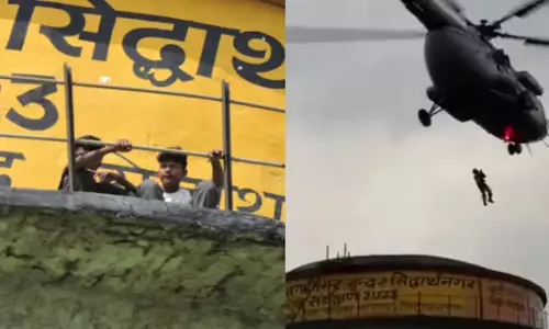 Reel stunt goes wrong: Youths get trapped atop water tank for 16 hrs