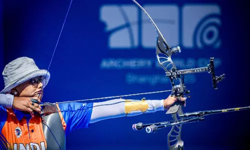 India beat China in dramatic shoot-off to win Archery World Cup gold